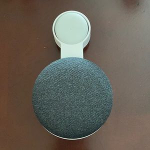 Charcoal Google Nest Mini w/ wall mount